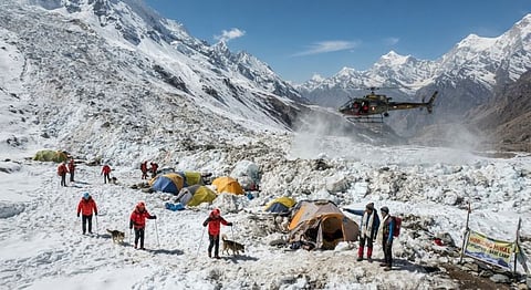 Nepal Himlung Himal Avalanche