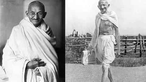 Mahatma Gandhi Walking