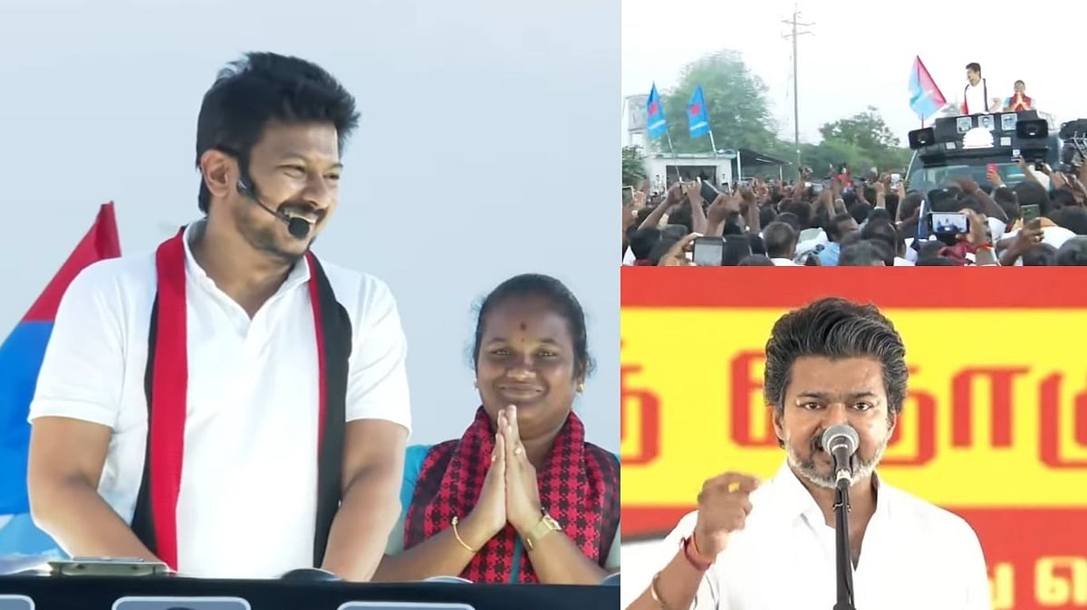 தாராபுரம் பிரச்சாரத்தில் ஸ்டாலின், உதயநிதி கடும் விமர்சனம்
