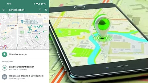 WhatsApp location to Ola