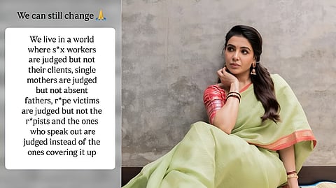 Samantha Instagram Story