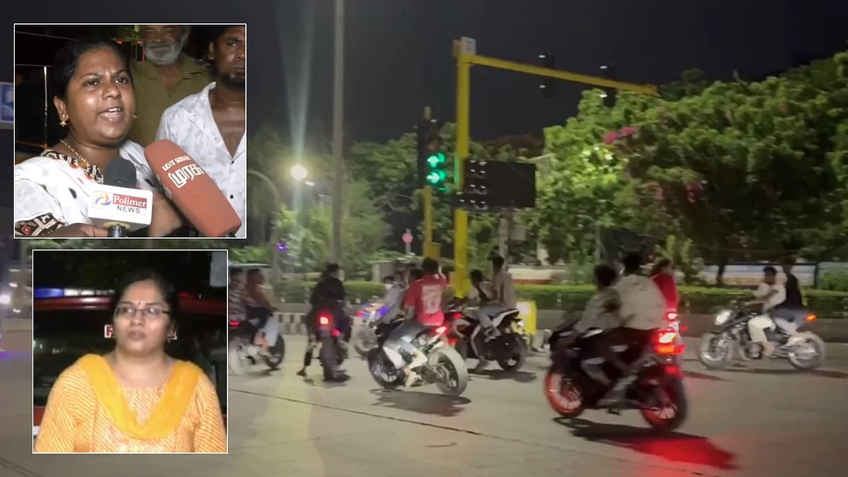 சென்னையில் பைக் ரேஸ்: 16 பேர் கைது, பெற்றோர் எதிர்ப்பு