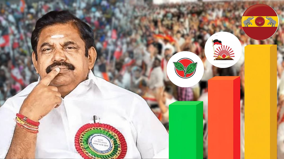 தமிழக இடைத்தேர்தலில் அதிமுக மூன்றாம் இடத்திற்கு சரிவு