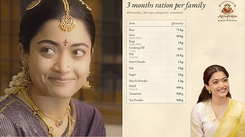 Rashmika Mandanna Annapurna Scheme