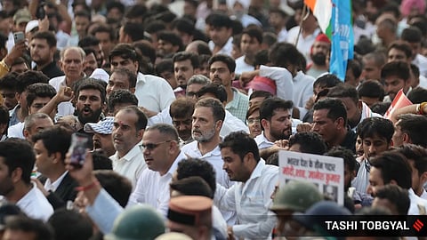 Rahul Gandhi Protest Strategy