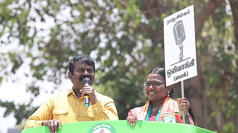 Seeman statement on Karthika arrest