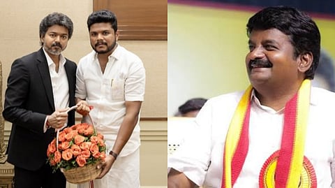 விஜயபாஸ்கரை மேடையில் வைத்துக்கொண்டே இப்படியா? “விராலிமலை இருண்டு கிடக்கிறது” - தவெக அமைச்சர் பேச்சால் பரபரப்பு!