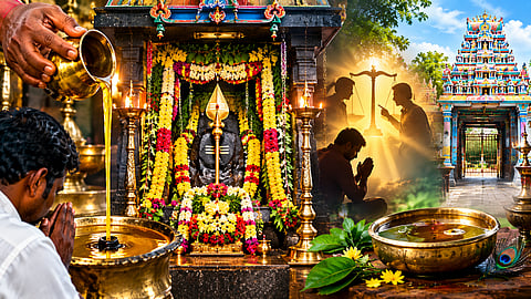 சிலை இல்லாமல் அருள்பாலிக்கும் முருகன்! நோய் தீர்க்கும் எண்ணெயும் விசித்திர நீதி விசாரணையும்!