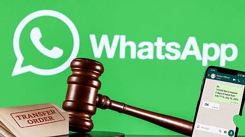 railway employee loses transfer case over WhatsApp message