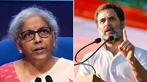 "Which part of the Tata Group will go to 'him'?" Rahul Gandhi fires a flurry of questions at Nirmala Sitharaman!