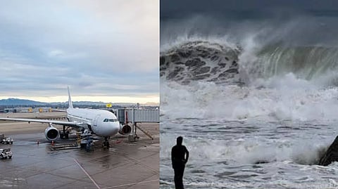 Arnab Cyclone Flight Cancellations