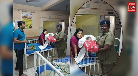 ரயிலிலேயே குழந்தை பெற்ற தாய்... பிரசவம் பார்த்த பெண் காவலருக்கு குவியும் வாழ்த்துகள்...