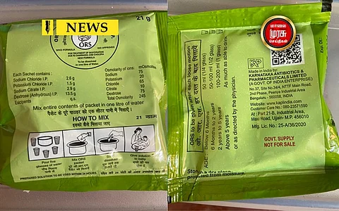 புதுச்சேரி : ஓ.ஆர்.எஸ்  பாக்கெட்டில் இந்தியில் செய்முறை விளக்கம்...! புதிய சர்ச்சை...!
