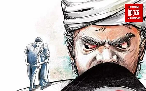 சாதி மாறி திருமணம்...! மகனை வெட்டிக் கொன்ற தந்தை...!! 