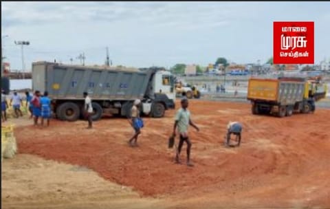 மதுரை சித்திரை திருவிழா - தயார் நிலையில் வைகை ஆறு!!!