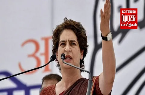 இறுதிக்கட்ட பிரச்சாரத்தில் காங்கிரஸ்...!  தீவிரம் காட்டும் பிரியங்கா காந்தி...!
