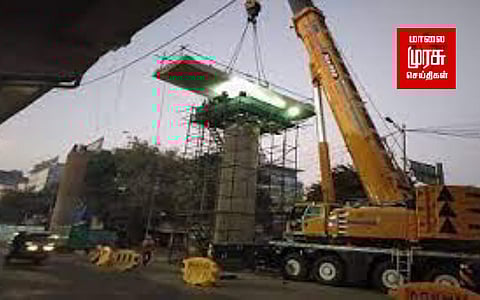 சென்னையில் க்ரேனை திருடி வேறொரு மாநிலத்திற்கு விற்ற திருடர்கள்! : 5 பேர் கைது!