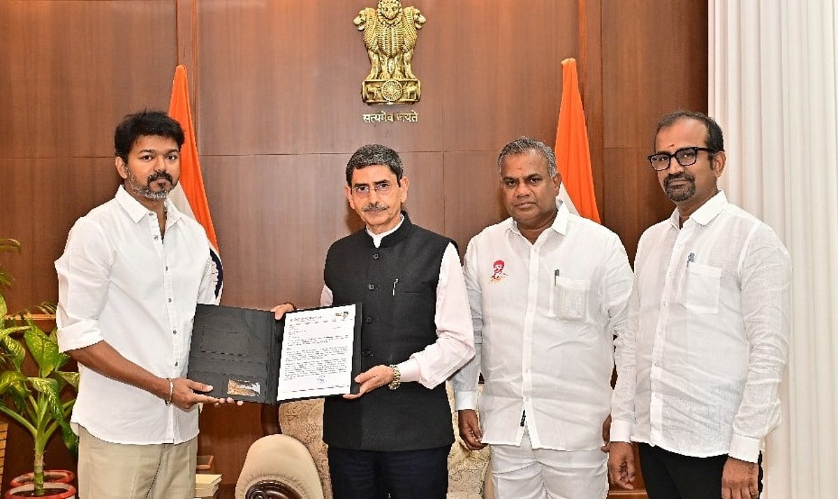 Vijay Ravi Sen Actor Vijay Meet Governor RN Ravi