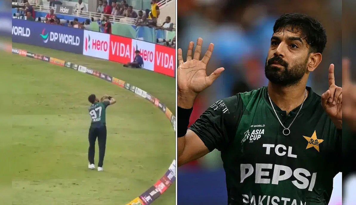 Extremely disgraceful act towards Indian fans Pakistan's Haris Rauf