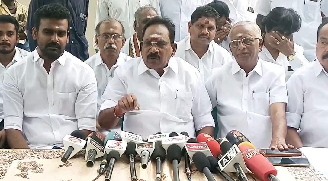 aiadmk ex minister sellur raju press meet about vijay