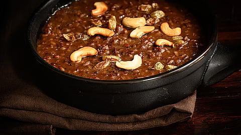 how to make Red Rice pongal