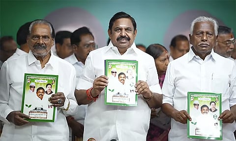 AIADMK releases 297 election manifesto for 2026 elections