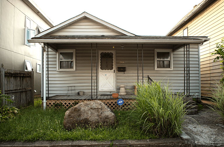 Debbie Hawkins and her late husband spent many years adding personal touches to their home built in 1900. One of those touches includes brick stairs a neighbor laid for them with bricks from the Ohio Penitentiary, which used to sit in Downtown Columbus.