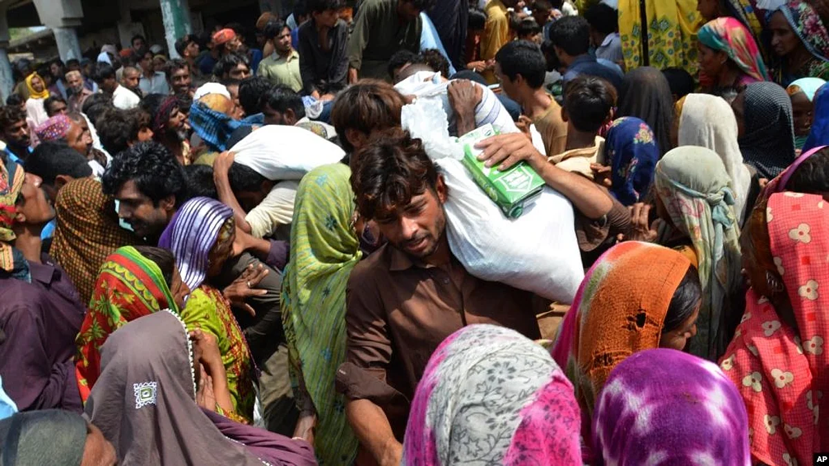Flooding in Pakistan (Image Source VOA)