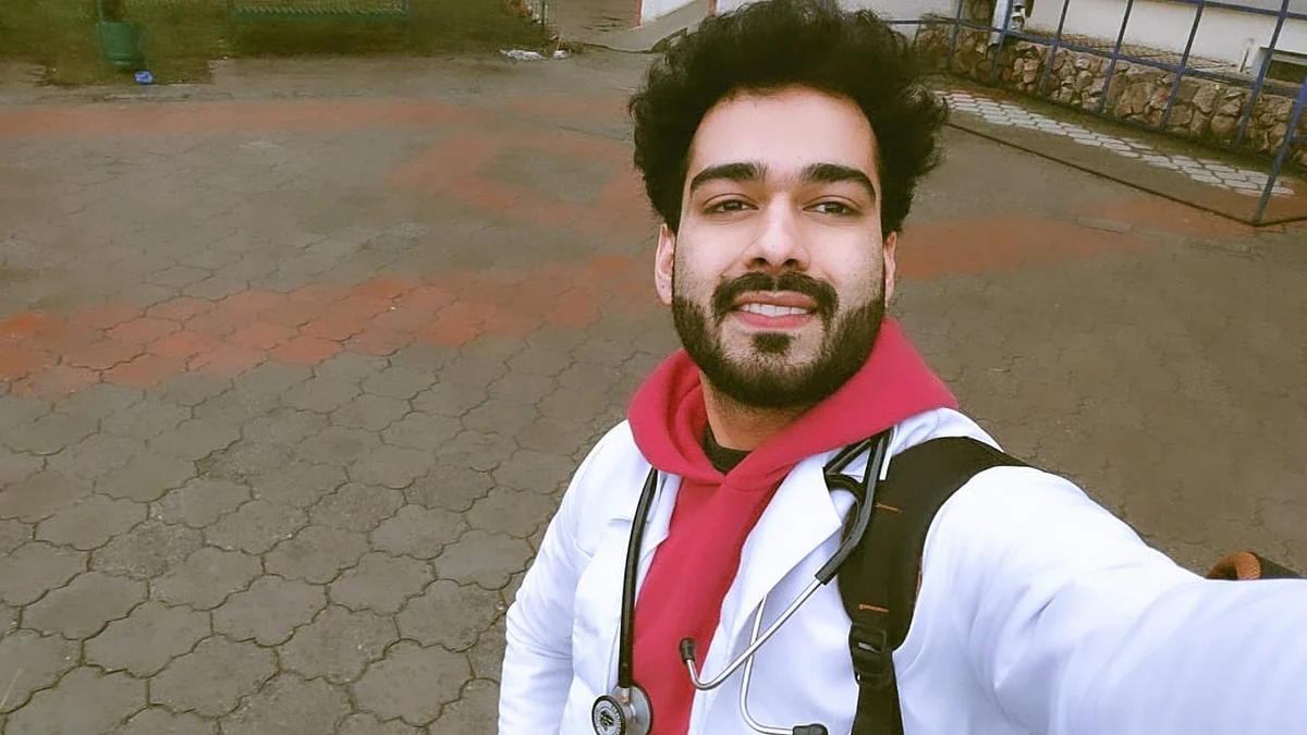 Naman Choudhary, Final year Medical Student.