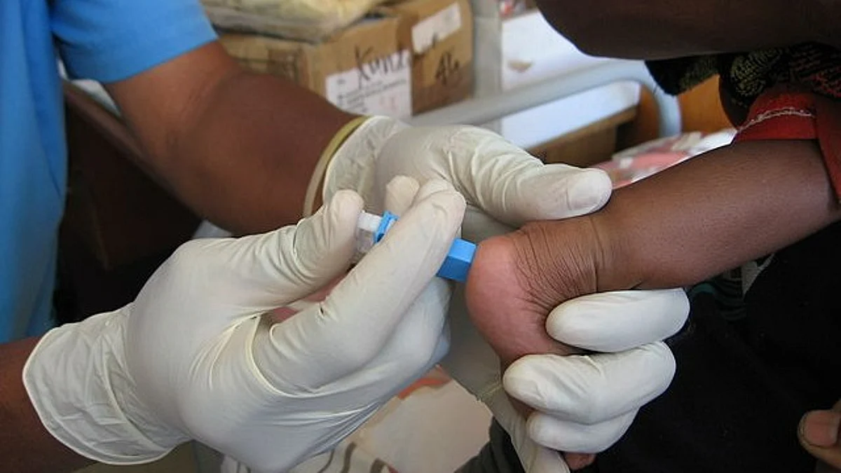 Enhanced reliability of dried blood spot samples is expected to expand remote diagnosis applications. (WIKIMEDIA COMMONS)