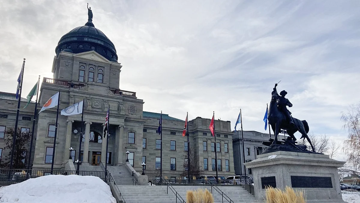 The Montana Capitol in Helena, Montana, on Jan. 5, 2023. State lawmakers are considering
a bill that would end involuntary commitments of people with dementia and traumatic brain
injuries, but most communities don’t have the capacity to care for those patients.