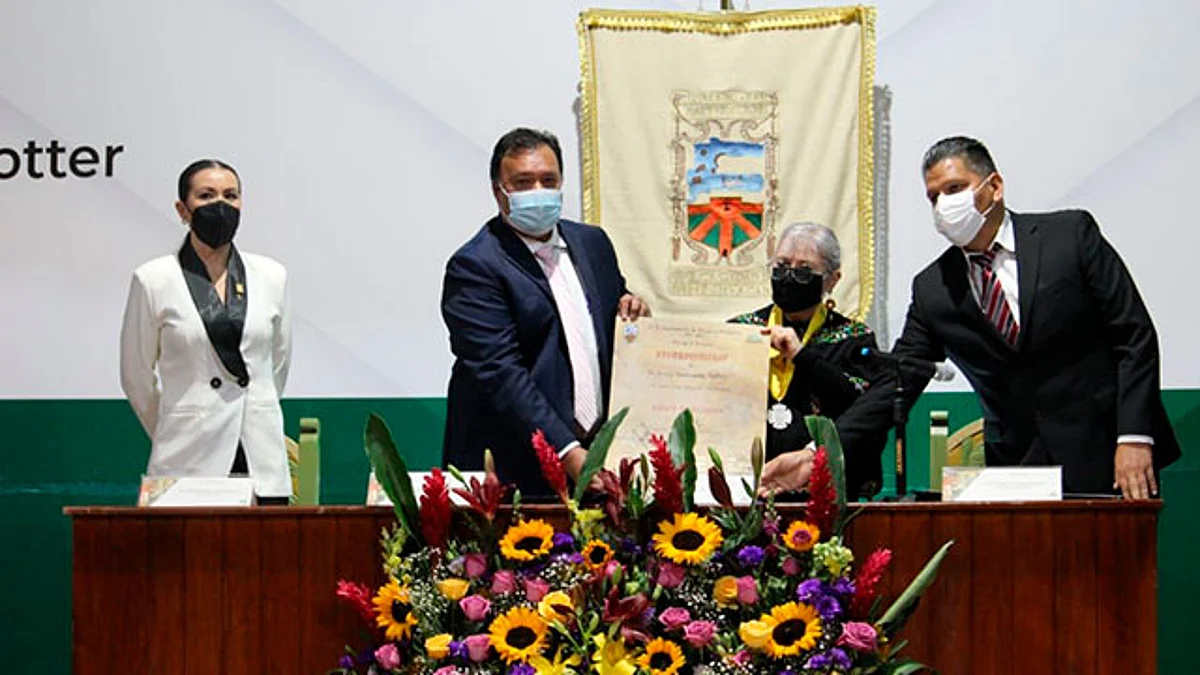 Entregan Presea “Vasco de Quiroga” al Dr. Jerzy Rzedowski Rotter