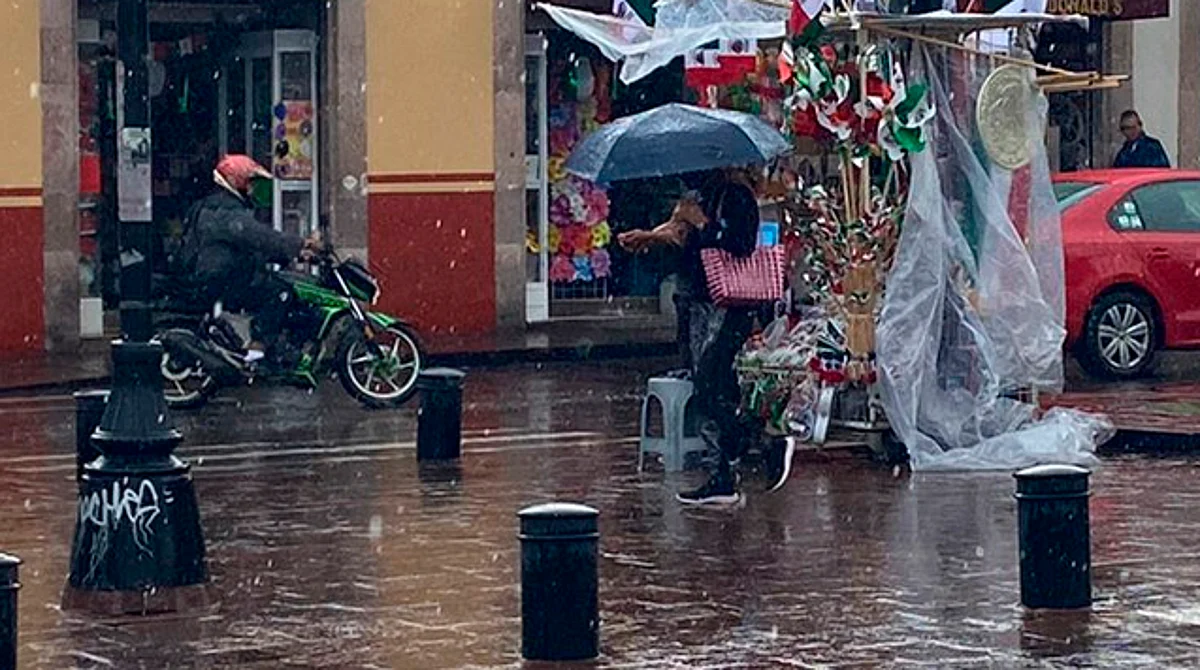 Prevén lluvia y granizo en Michoacán por onda tropical 31