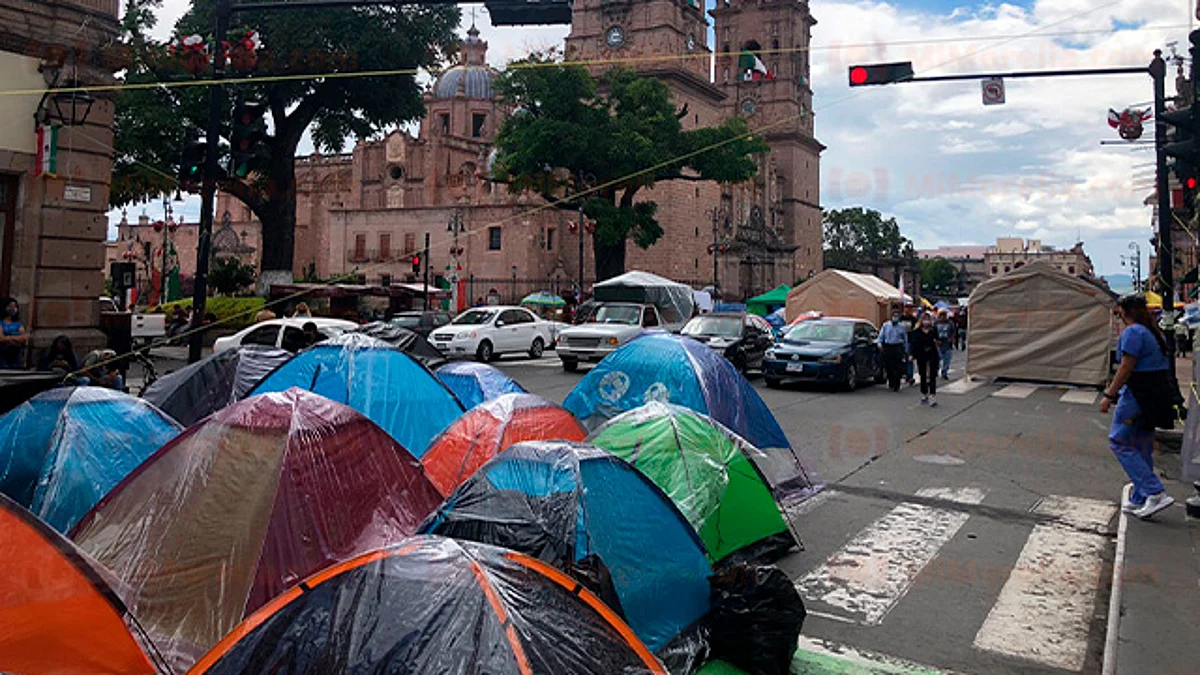 Por pandemia y plantón, pérdidas de hasta 600 mil pesos en Morelia: Covechi