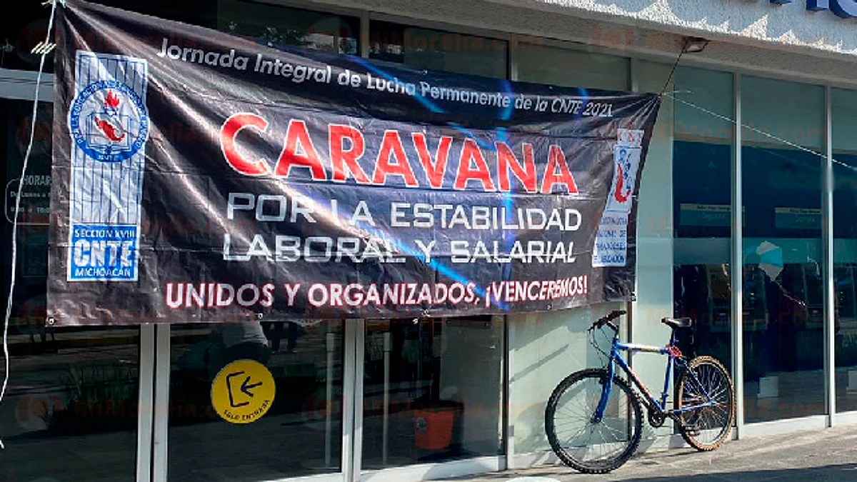 Continúa CNTE movilizaciones este viernes por falta de pago