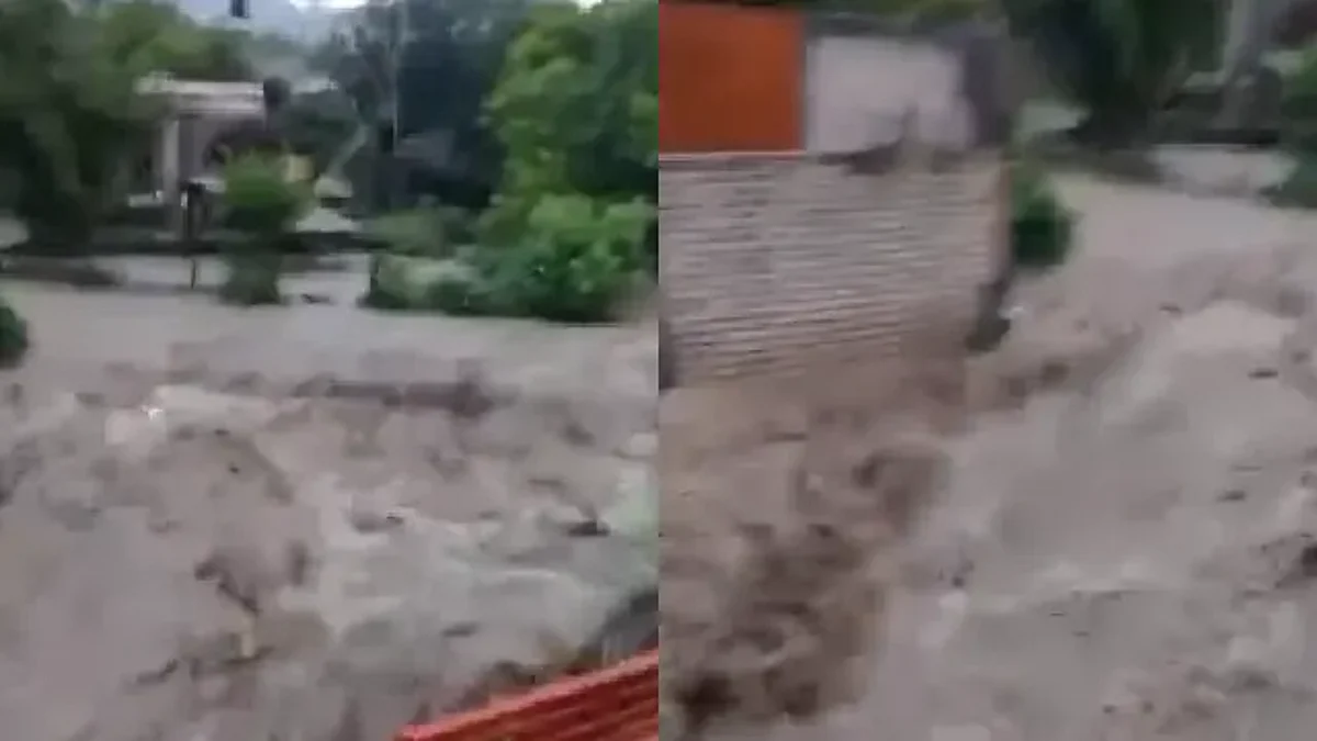 Fuertes lluvias provocan inundaciones en Santa Ana Maya