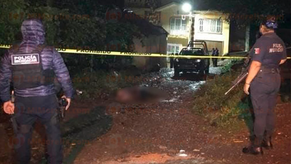 Atacan a balazos a hombre y muere, en Chilchota