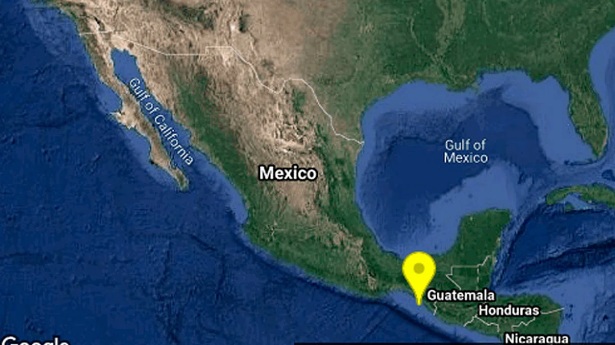Se registra sismo de magnitud 5.1 en Chiapas