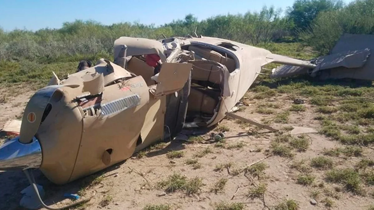 Cae avioneta en Salinas Victoria, Nuevo León; hay lesionados