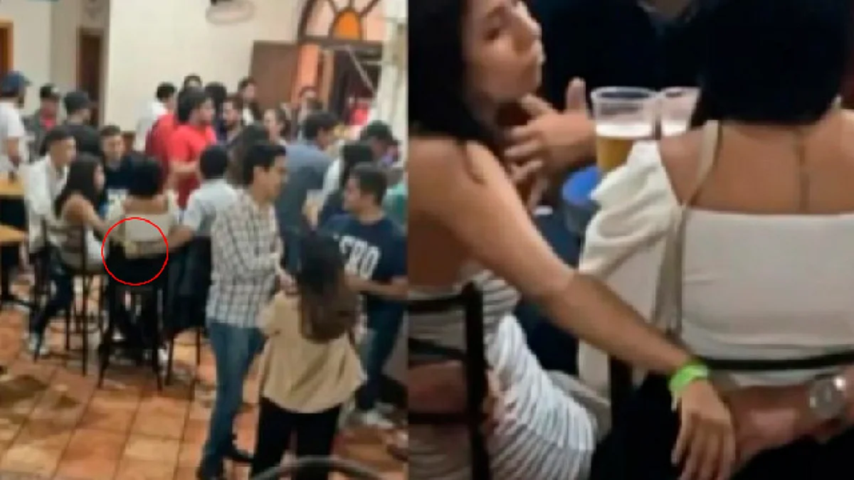 Captan a amigos infieles, acariciándose a espaldas de sus parejas