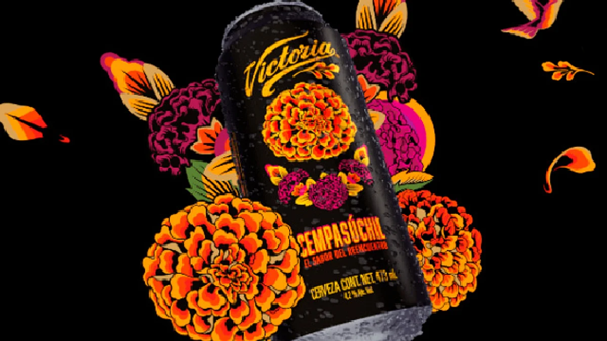 Victoria lanza cerveza con extracto de cempasúchil por Día de Muertos