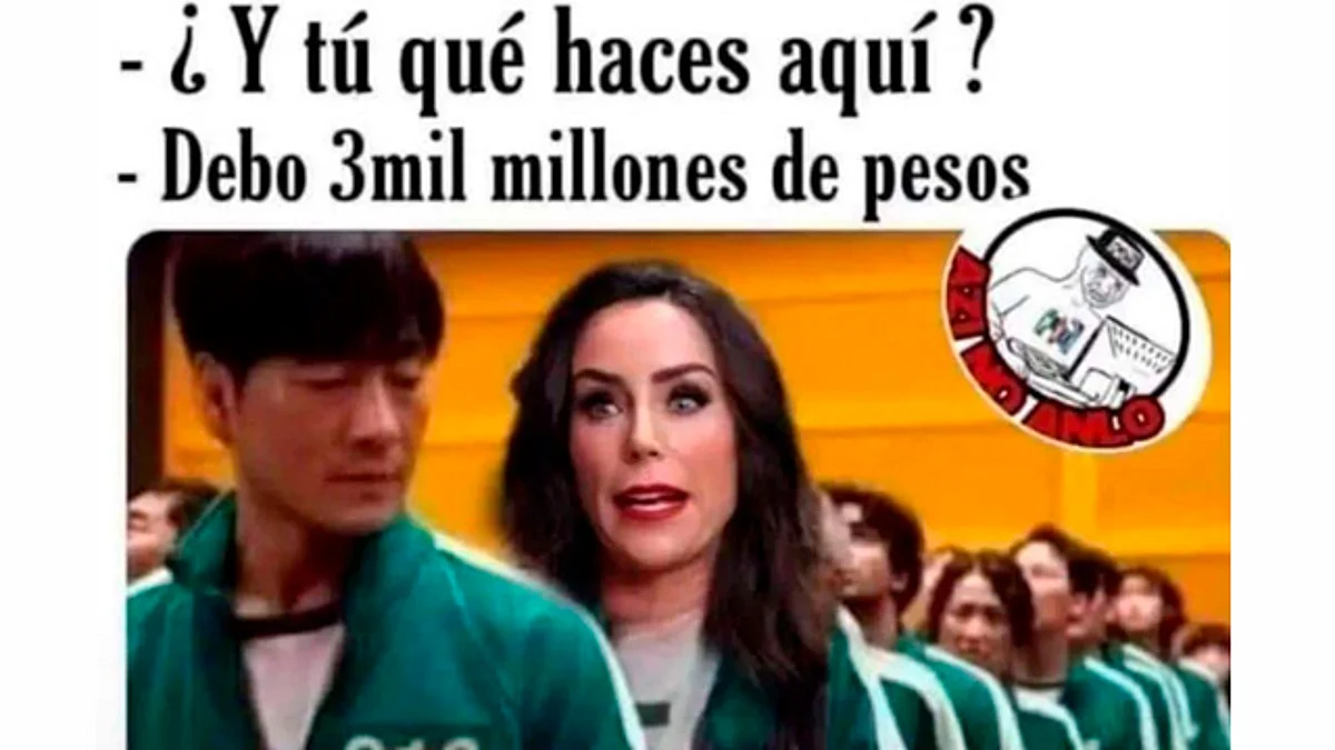 Usuarios ponen a Inés Gómez Mont a jugar El Juego del Calamar en meme