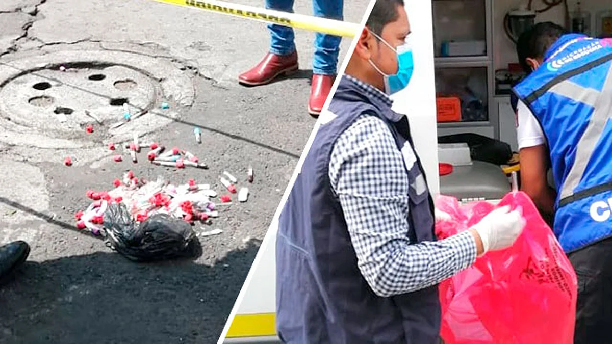 Desechan residuos peligrosos en el centro de Morelia, SSM los resguarda