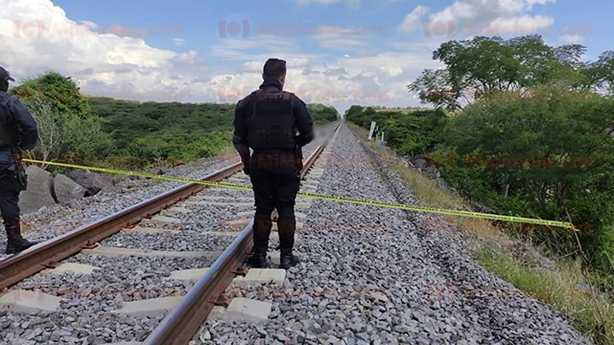 Muere un hombre arrollado por el tren en Michoacán