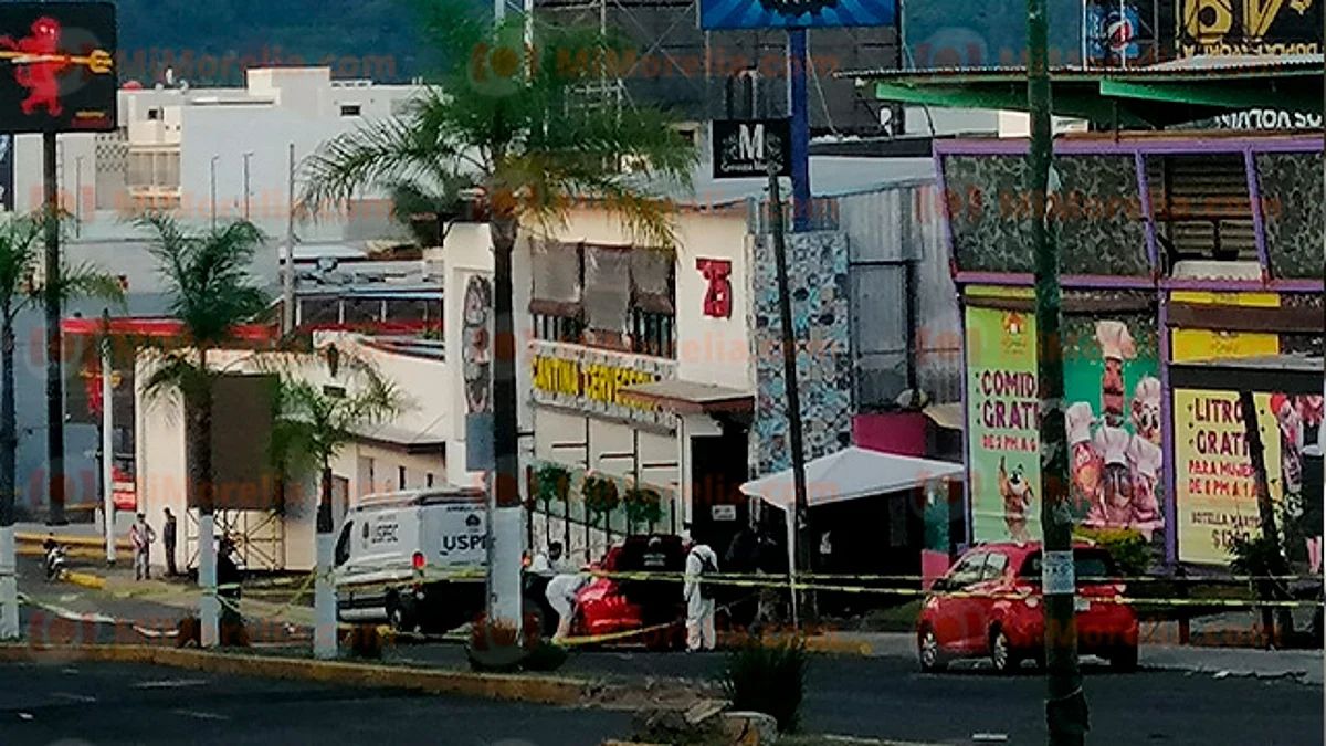 Investiga FGE ataque a balazos afuera de bar en Morelia; suman 6 muertos
