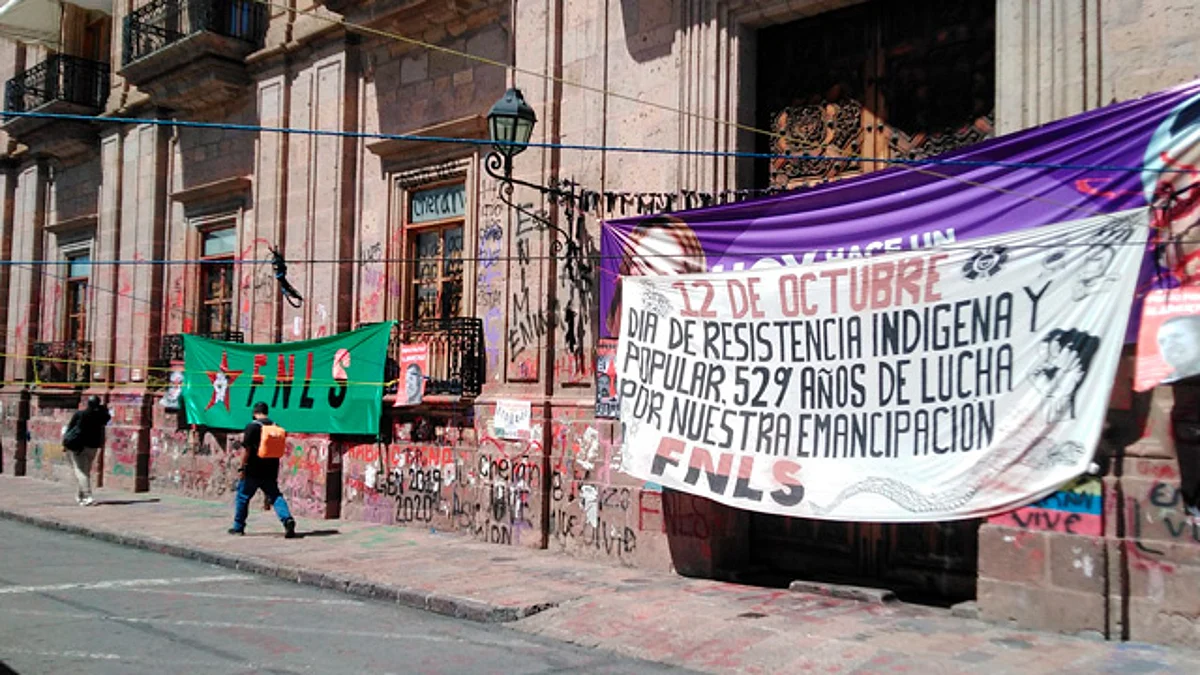 Responde FNLS a Covechi: continuará plantón porque es una lucha colectiva