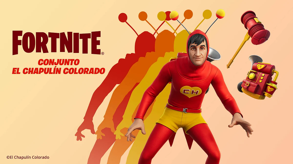 ¡No contaban con la astucia de Fortnite! Ha llegado "El Chapulín Colorado"