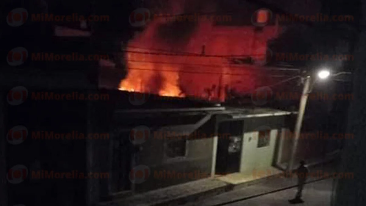 Michoacán: hombre de 70 años muere atrapado en incendio de su casa