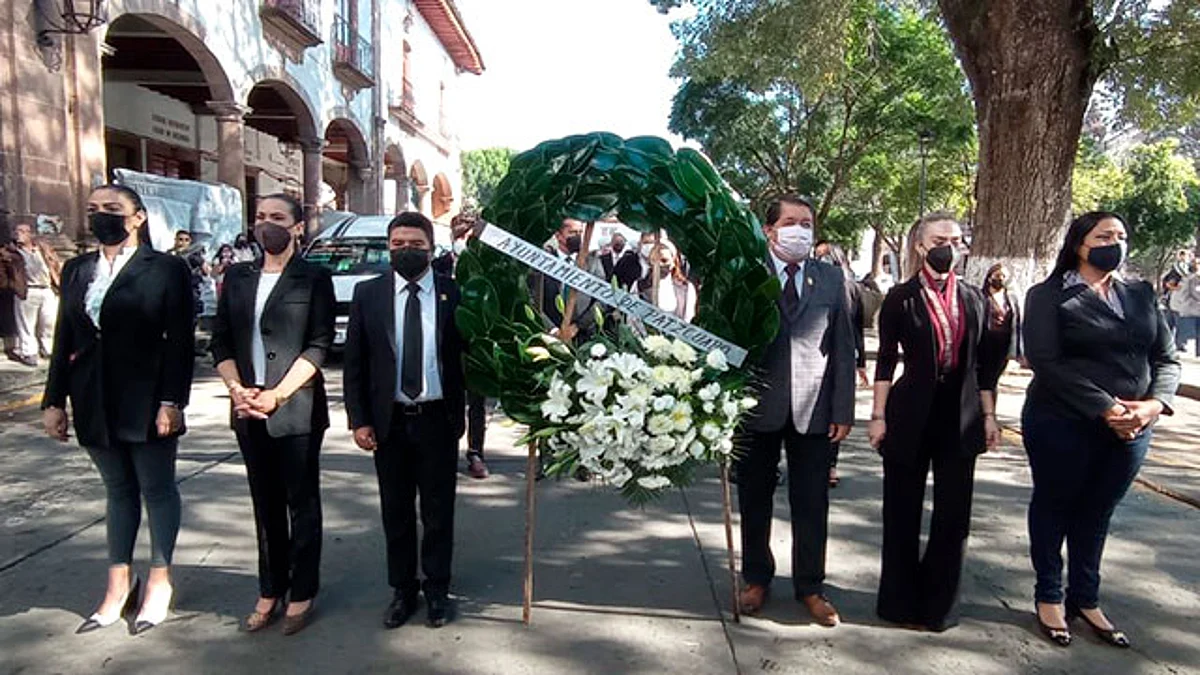 En Pátzcuaro, conmemoran Aniversario Luctuoso de Gertrudis Bocanegra