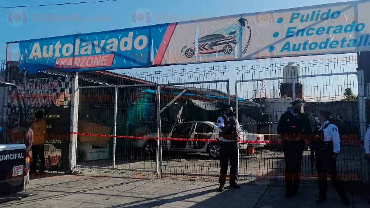 #ÚltimaHora Asesinan a un hombre en un autolavado, en Morelia